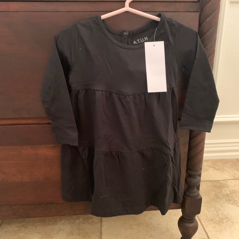 Black cotton dress